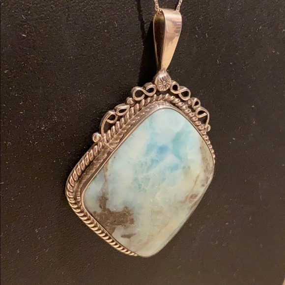 💙Gorgeous Larimar Pendant 💙 - Picture 3 of 13